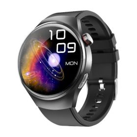 Fashion Smart Watch For Men Women Healthy Mornitoring Ips Screen Fitness Tracker With Bluetooth Call IP67 Waterproof Heart Rate Sleep SpO2 Monito (Option: Black silicone strap)