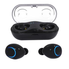 Wireless TWS Stereo Earbuds (Option: Black)