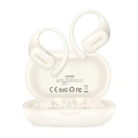 High-quality Bone Conduction Sports Mini TWS True Wireless Bluetooth Headset Similar To Pro Air Earphones (Option: Beige)