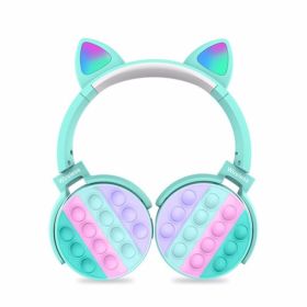 Stress Reducing Headphones, Children's Toy Headphones (Option: Azure)