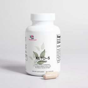 KETO 5 DIETARY SUPPLEMENT 60 CAPSULES (Option: KETO SUPPLEMENT)